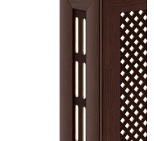 Боковины для экрана универсальные МДФ Stella Венге